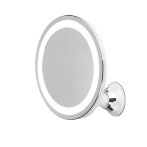 Adler AD 2168 Freestanding Round White Makeup Mirror