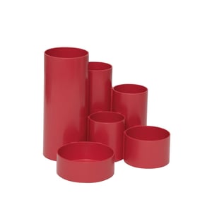 MAUL 4115625 Pen Holder, Plastic, Red