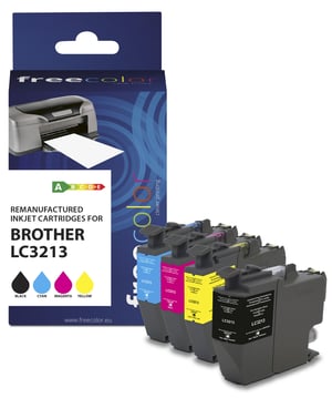 Freecolor K10199F7 Ink Cartridges, 4-Pack. Replacement: Black, Cyan, Magenta, Yellow