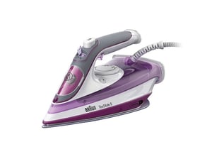 Braun TexStyle 5 SI 5037 VI Steam Iron, Ceramic Soleplate, 2700 W, Purple