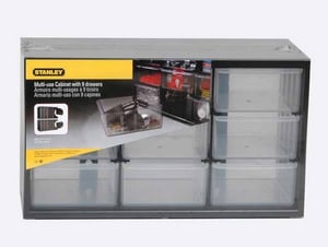 Black & Decker 1-93-978 Tool Box, Plastic, Polypropylene, Black