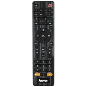 Hama 00012306 Infrarot-Fernbedienung für DVD/Blu-ray, STB, TV, VCR. Drücken Sie die Tasten