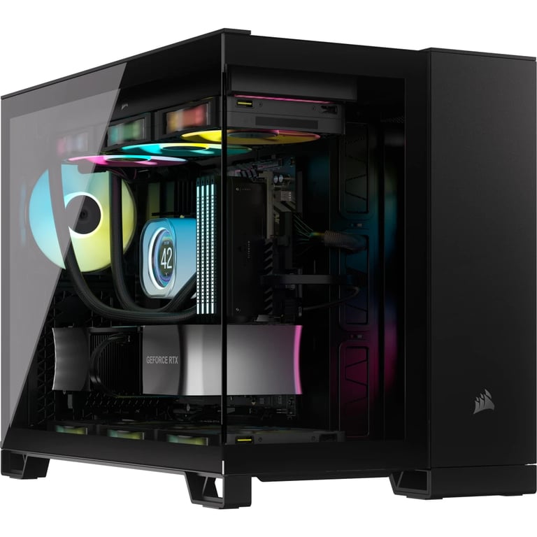 Corsair 2500X RGB Micro Tower Czarny