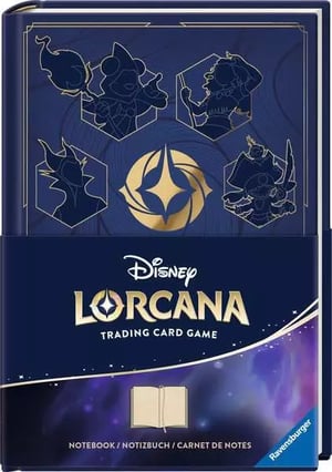 Ravensburger Carnet de notes Disney Lorcana anteckningsbok, 160 ark. Flerfärgad