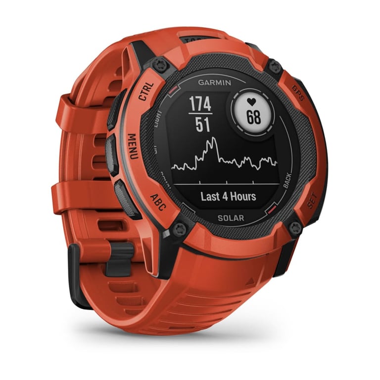 фото Смарт-годинник Garmin Instinct 2X Solar Flame Red (010-02805-11/01)