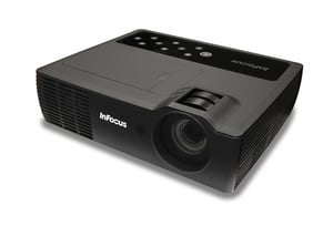 InFocus IN1116 projektor danych Projektor o standardowym rzucie 2400 ANSI lumenów DLP WXGA (1280x800) Kompatybilność 3D Czarny