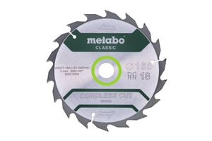 Metabo 628272000 circular saw blade, 16.5 cm, 1 pc.