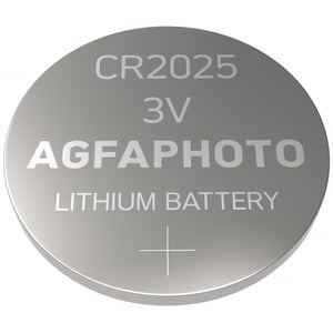 AgfaPhoto 150-803425 Battery for Home Use Disposable CR2025 Lithium Battery