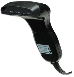 Manhattan 401517 Barcode Scanner Handheld 1D CCD Barcode Scanner Black