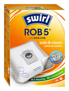 Swirl ROB 5 Staubbeutel für Roboterstaubsauger
