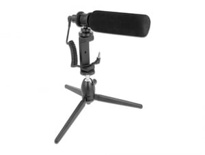 DeLOCK Vlog Shotgun Microphone Kit for Smartphones and DSLR Cameras