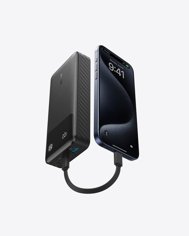 фото Зовнішній акумулятор (павербанк) Anker PowerCore 20000mAh Black (A1384G11)