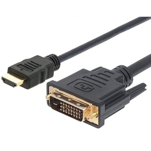 Techly 1,8 m HDMI – DVI-D M/M 1,8 m Schwarz