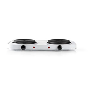 Nedis KAEP200EWT2 Cooktop White Countertop Sealed cooktop 2 zones