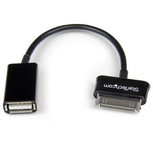 StarTech SDCOTG Phone Cable, Black, 0.1524 m, Samsung 30p, USB-A
