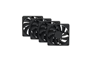 HYTE FAN- -FA12-BB-4 system chłodzenia komputerów Procesor Wentylator 12 cm Czarny 4 szt.