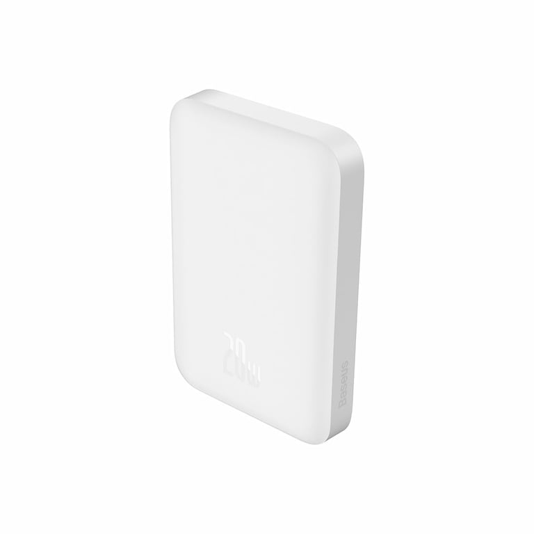 фото Зовнішній акумулятор (павербанк) Baseus Magnetic Bracket Mini Fast Charge Power Bank 6000mAh 20W White (P10059002223-00)