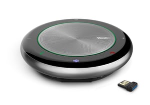 Yealink CP700 Teams Edition + BT50 Conference Phone, Universal USB/Bluetooth, Black, Gray