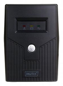 Digitus DN-170064 USV-Anlage, Line-Interactive-Technologie, 0,8 kVA, 480 W, 2 x Netzsteckdose