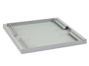 Triton RAC-UP-850-A4 Regal Modulares Hängeregal Aluminium, Methacrylat, Stahl, Holz Grau