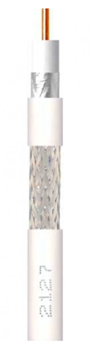 Televes CXT1IC Coaxial Cable, 100 m, White