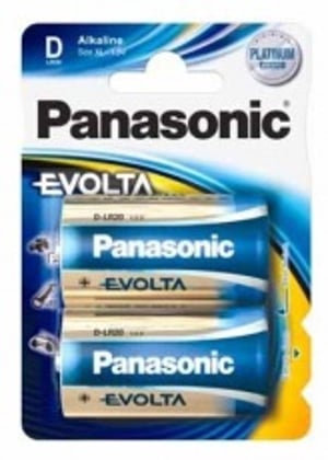 Panasonic Evolta D Jednorazowa bateria Alkaliczny