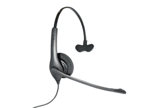 AGFEO 1500 Mono Headset, Wired, Headband Style, Office/Call Center, Black