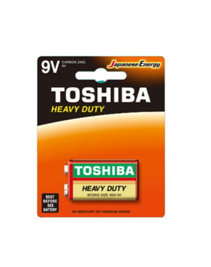 Toshiba 6F22KGG BP-1UJ SS Batterie für den Hausgebrauch Einweg-9-V-Batterie Zink-Chlorid
