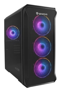 GENESIS Irid 503 ARGB Micro Tower Svart, Transparent