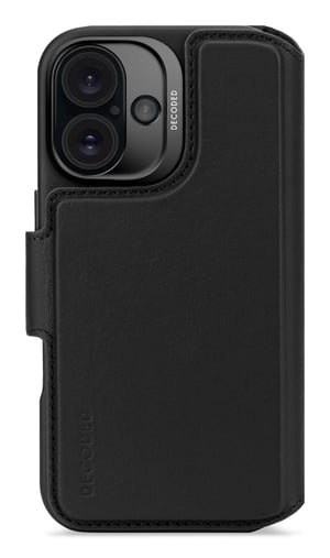 Decoded Leather Detachable Wallet pokrowiec na telefon komórkowy 15,5 cm (6.1") Z klapką Czarny