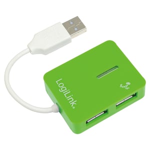 LogiLink USB 2.0 4-Port-Hub 480 Mbit/s Grün