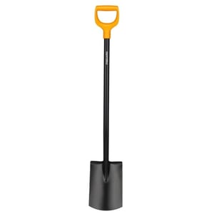 Fiskars 131403 Spade Plastik, Stal Czarny, Pomarańczowy