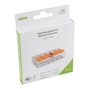 Wago 221-415/995-008 Klemmenblock, transparent