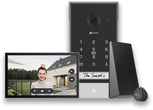 EZVIZ EP7 Video Doorbell 17.8 cm (7") Black, Silver