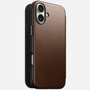 Nomad NM01681885 pokrowiec na telefon komórkowy 17 cm (6.7") Folio Brązowy