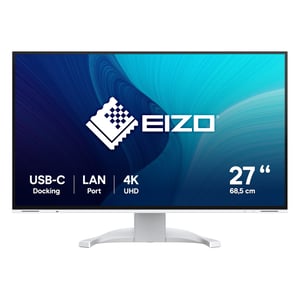 EIZO FlexScan EV2740X-WT monitor komputerowy 68,6 cm (27") 3840 x 2160 px 4K Ultra HD LCD Biały
