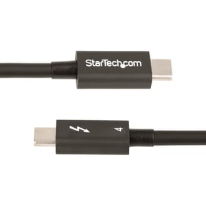 StarTech TBLT4MM50CM kabel Thunderbolt 0,5 m 40 Gbit/s Czarny