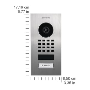 DoorBird D1101V FLUSH-MOUNT wideodomofon Stal nierdzewna