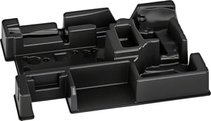Bosch 1 600 A00 R8X Storage Box Accessory, Black, Set of Inserts