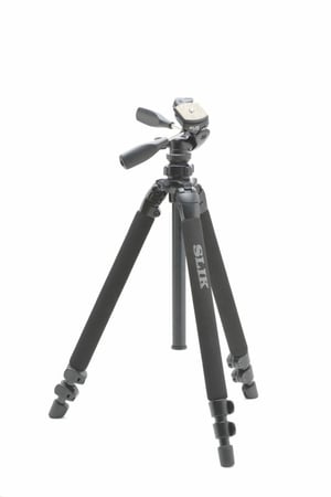Slik PRO 400DX statyw Kamery cyfrowe/analogowe 3 x noga Czarny