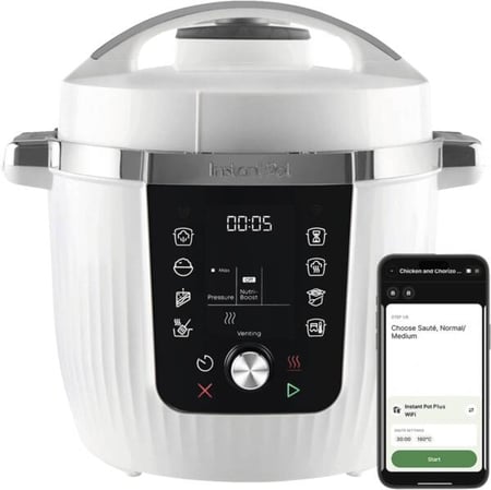 Instant Pot 112-0001-01-EU wielofunkcyjny garnek elektryczny 5,7 l 1200 W Biały