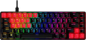 HyperX-Gummitastenkappen – Gaming-Zubehörset – rot (US-Layout)