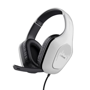 Trust GXT 415W Zirox Wired Gaming Headset with Headband, White