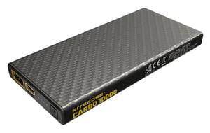 Nitecore CARBO 10000 Lithium-ion (Li-Ion) Power Bank, 10000 mAh, Gray