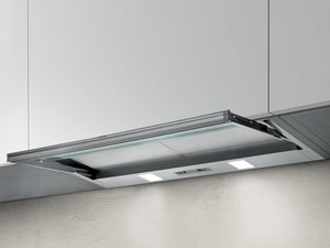 Elica SKLOCK LED 60 Pół wbudowany (wyciągany) Srebrny 255 m³/h