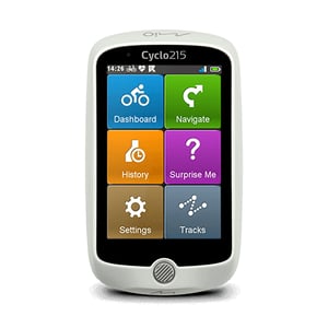 Mio Cyclo 215 HC navigationssystem Handhållen 8,89 cm (3,5") pekskärm 151 g Vit