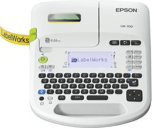Epson LabelWorks LW-700 Label Printer, Thermal Transfer, 180 x 180 DPI, 13 mm/s, Wired, QWERTY