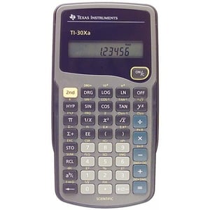 Texas Instruments TI-30XA kalkulator Kieszeń Kalkulator naukowy Szary