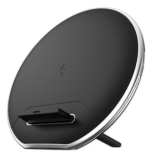 Denver QI-Ladegeräte, QI-Ladepad, Smartphone, Schwarz, Silber, USB, kabelloses Laden, für den Innen- und Außenbereich