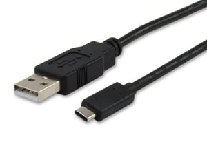 Equip 12888107 kabel USB USB 2.0 1 m USB A USB C 0,48 Gbit/s Czarny
